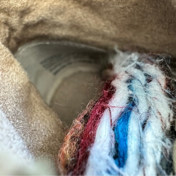 Aetrex Women’s Jolie Brown Leather Sweater Cuff Ankle Side Zip Boots Size 5 - Picture 6 of 8